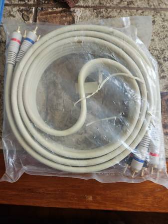 RCA Component AV Cable — YPbPr Video + L/R Audio — New/Sealed (~6 ft) 1