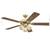 Brass and Wood Ceiling Fan 2 thumbnail