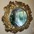 35" Gold leaf round Beveled mirror 1 thumbnail