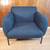 Blu Dot Puff Puff Lounge Chair in Society Blue Maharam Tweed 2 thumbnail