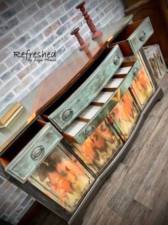 Buffet rústico occidental renovado - $975 (Osseo)63471094726273122