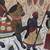 Vtg 1950s PERSIAN ISLAMIC WARRIOR HAND ENGRAVED / PAINTED BRASS BOWL 4 thumbnail