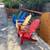 Four Outdoor Classic Wood Rainbow Adirondack Chairs 4 thumbnail