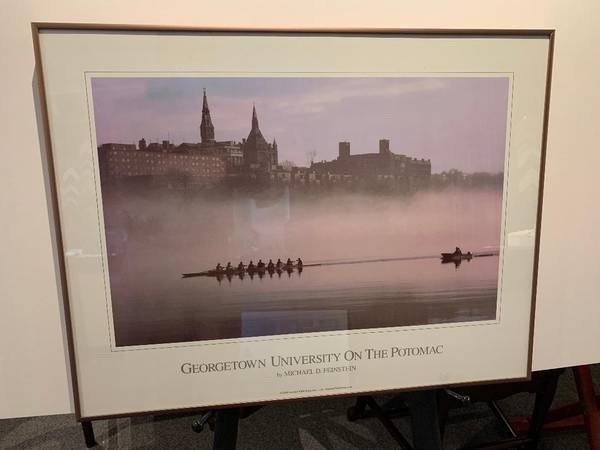 “Georgetown University on the Potomac” poster. Michael D. Feinstein 1