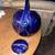 Hall Teapot #0443 Rare Cobalt Blue and Floral Gold  Accents 15 thumbnail