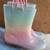 Rainbow glitter light up rain boots 1 thumbnail