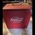 Vintage Coca Cola cooler with bottle opener and insert tray for food 1 thumbnail