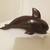 Vintage Ironewood Hand  Carved  Wood Dolphin 1 thumbnail