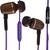 Onyx Noise Cancelling in-Ear Wired Headphones with Mic, 3.5mm Plug (Purple) 1 thumbnail