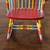 Rocking chair with colorful paint job 5 thumbnail