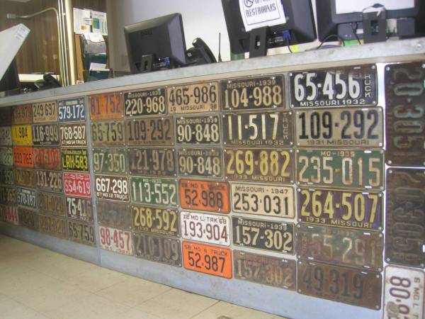 WANTED : Old Missouri License Plates 1