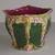 Frie Onnaing Majolica Jardiniere with Pedestal/ Excellent 8 thumbnail