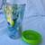 Tervis Peacock Travel Tumbler Cup with Lime Green Lid 16oz. 2 thumbnail