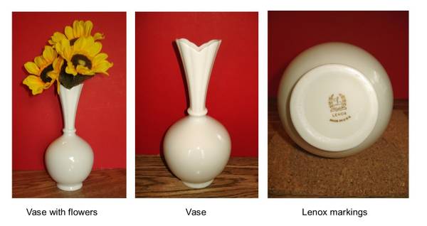 Lenox Bulbous Vase 1