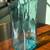 Vintage BLENKO Hand-blown Tall Antique Grn Glass Paper Bag Vase 2 thumbnail