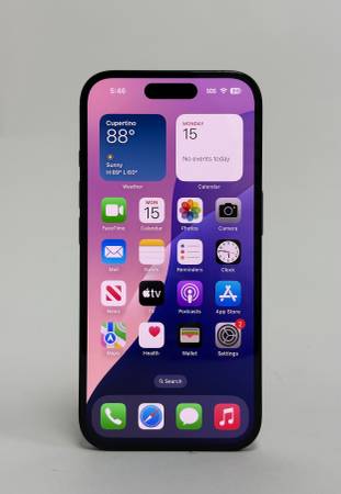 Apple iPhone 16 256GB Black Carrier Unlocked A3081 1