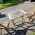 3 piece folding wooden patio (or?) bistro set. Very good condition.* 3 thumbnail