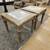 Pair of Faux Marble Top End Tables 2 thumbnail