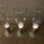 3 Vintage Lighted Beer / Wine / Champagne Glasses 1 thumbnail
