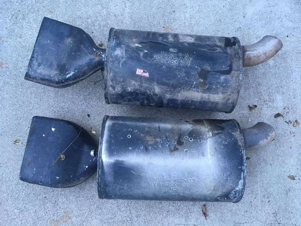 1992-96 C4 Corvette Muffler Set 10143518 1