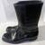 Black Leather Pull On Winter Boots Size 12 3 thumbnail