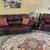 Leather couch loveseat and chair 3 piece  real leather 2 thumbnail