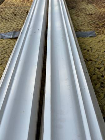 28 pcs crown molding, 9 pcs baseboard 16’ long 1