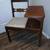 Antique Telephone desk with attached chair 1 thumbnail