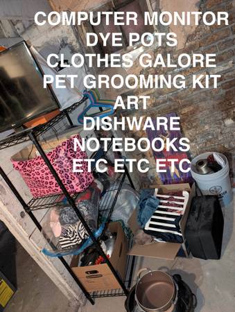 AUG 1 GARAGE SALE!! (La Alma Park, Denver)