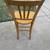 2 Vintage French Wood Bistro Chairs 4 thumbnail