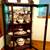 ANTIQUE  CHINA CURIO CABINET w/ 6 Adjustable Shelves, Curved Glass 1 thumbnail