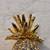 Vintage 1990's Rhinestone Adorned, Gold-Tone Pineapple Brooch OBO 2 thumbnail