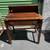 Mahogany Writing Desk, Chippendale Style Brass Pulls, One Drawer 1 thumbnail