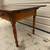 Antique Early American primitive tavern style 2 drawer dining table 19 thumbnail