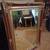Antique solid ornate wood mirror 7 thumbnail