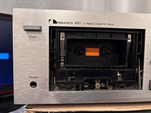 Nakamichi 480 2 Head Cassette Deck silver - electronics - by owner