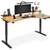 UPLIFT Curved Corner Standing Desk 72x47 Bamboo Curve Retails $1500 1 thumbnail