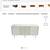 Elegant Midcentury Long Dresser in White Lacquer  (Mid Century) 11 thumbnail