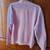 Pink  sweatshirt  size med zip collar 4 thumbnail