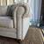 Gray Fabric Sofa with Rolled Arms 2 thumbnail