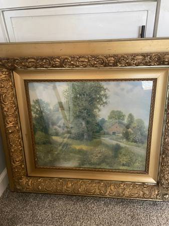 landscape antique frame 1