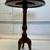 1800’s Antique Mahogany Pedestal Table 19”x28” w/Marble Top 4 thumbnail