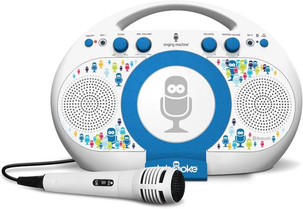 "Singing Machine" Tabeoke Portable Bluetooth Karaoke System, White 1