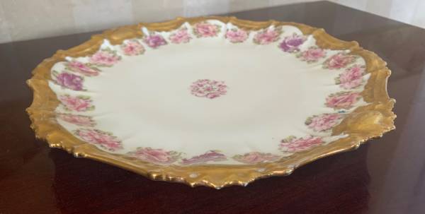 Limoges Porcelain Vintage Centerpiece Dish, France 1