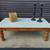 Rustic Pine Coffee Table with White Painted Top. 2 thumbnail