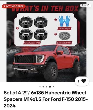 F 150 2” Wheel Spacers For Ford F-150 2015-2024 1