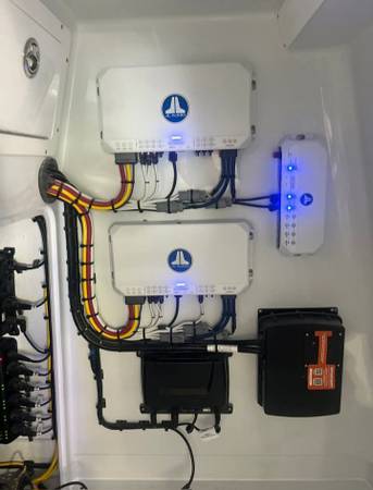 Boat car stereo installation 1