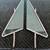 1965-1968 HT Convert Green Vent Glasses - fits Buick, Chevy, Cad, Olds Pontiac, 2 thumbnail