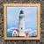 Lighthouse Framed Tile and Coasters 2 thumbnail