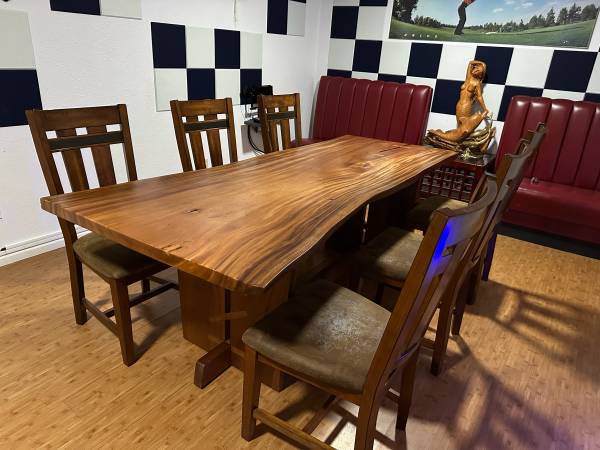 Live Edge Slap Table Set 1